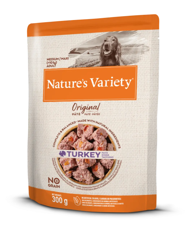 Nature's Variety Original Paté Medium/Maxi Pavo para Perro
