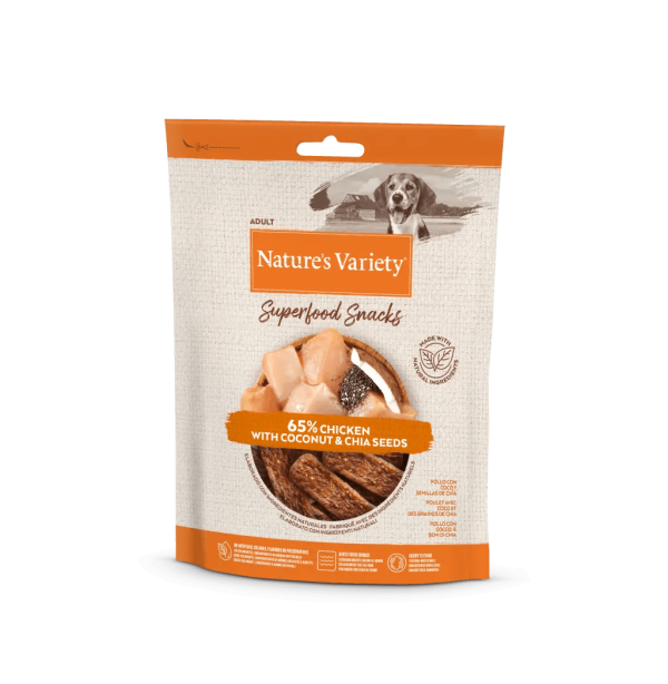 Nature's Variety Superfood Snacks Pollo para Perro