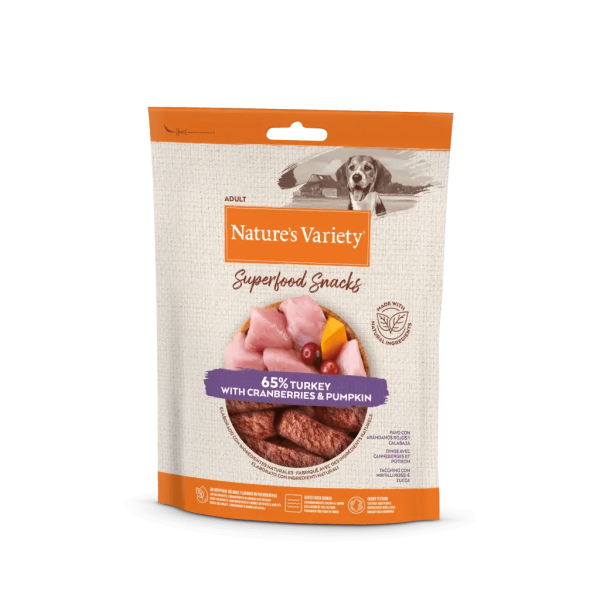 Nature's Variety Superfood Snacks Pavo para Perro