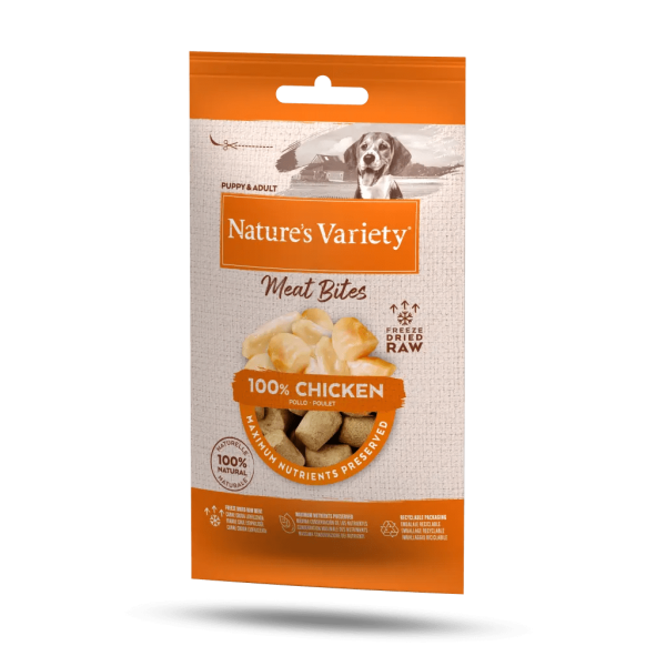 Nature's Variety Meat Bites Pollo para Perro