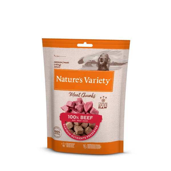 Nature's Variety Meat Chunks Buey para Perro