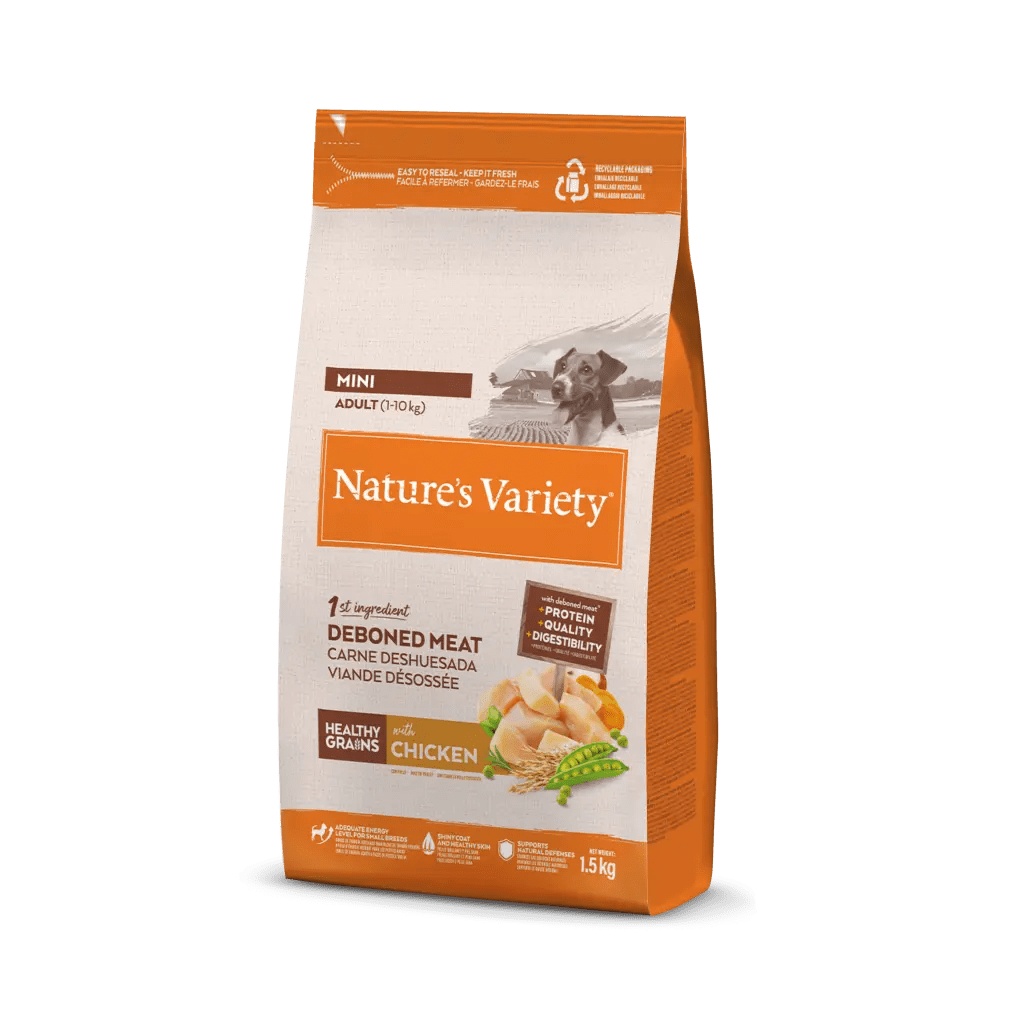 Nature's Variety Healthy Grain Adul Mini Pollo - Comida para Perros Adultos Mini - Imagen 4