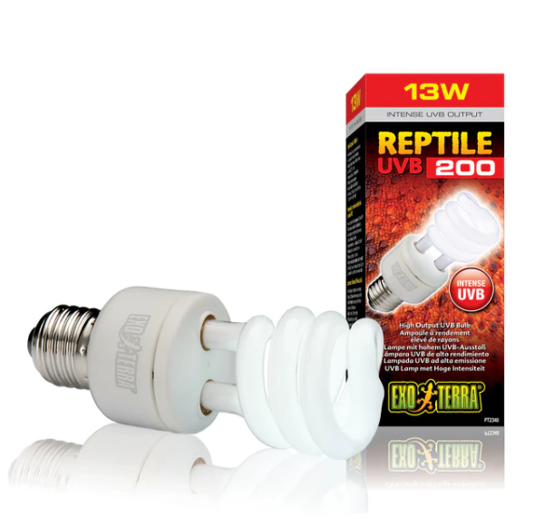 Exo Terra Reptile UVB 200 -Bombilla Bajo Consumo UVB - Imagen 2