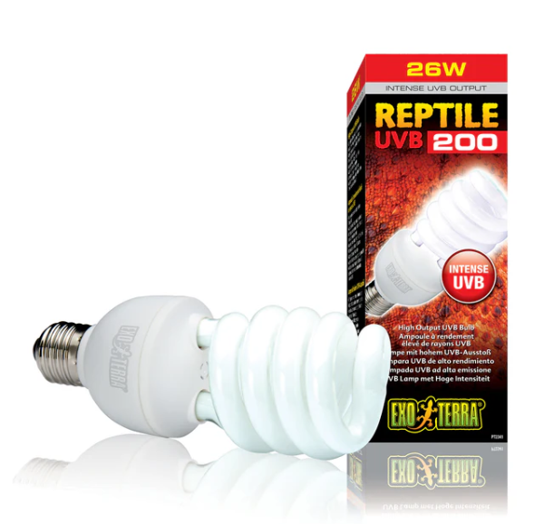 Exo Terra Reptile UVB 200 -Bombilla Bajo Consumo UVB