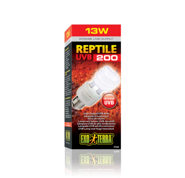 Exo Terra Reptile UVB 200 -Bombilla Bajo Consumo UVB - Imagen 3