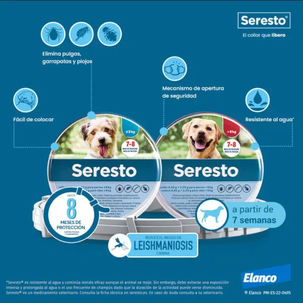 Collar Antiparasitario para Perros Seresto - Imagen 3