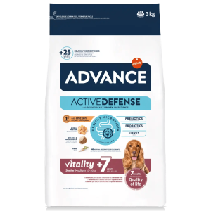 Advance Vitality Senior Medium - Comida para Perro Senior Mediano (10-30 Kg)