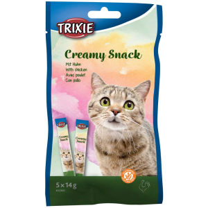Trixie Snack Pollo Cremoso para Gatos - 5x14 g