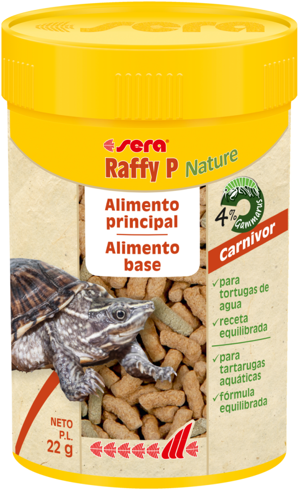 Sera Raffy P Nature - Alimento Equilibrado para Tortugas Acuáticas - Imagen 3