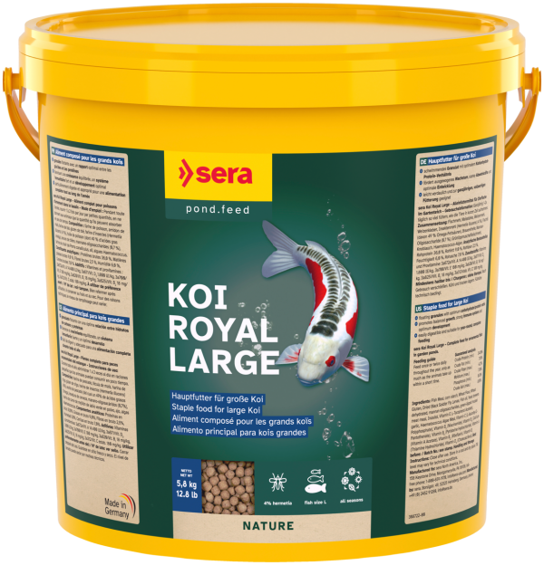 Sera Koi Royal Larga - Alimento Principal para Kois a partir de 25 cm - Imagen 3