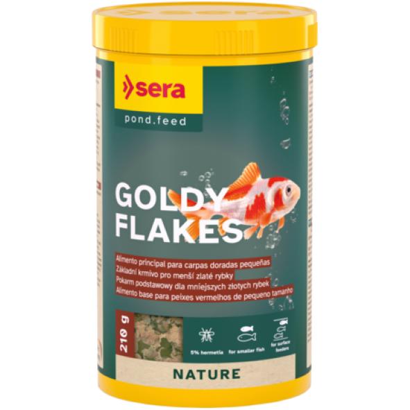 Sera Goldy Flakes - Alimento Principal para Carpas Doradas Pequeñas