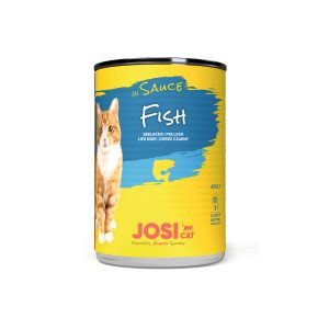 Josera Josicat Pescado en Salsa - Alimento Completo Humedo Elaborado con Pescado para Gatos Adultos - 415 Gramos