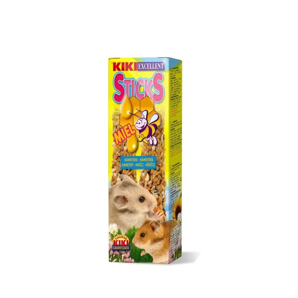 Kiki Sticks Hamster con Miel - Sticks para Hamster con Miel - 2 ud