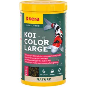 Sera Koi Color Large - Alimento natural que potencia los colores, para una vida larga y unos colores vistosos de los kois a partir de 25 cm