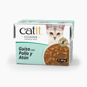 Catit Cuisine - Guiso para Gatos con Pollo y Atun - 95 g