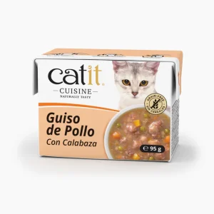 Catit Cuisine - Guiso para Gatos Pollo con Calabaza - 95 g