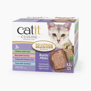 Catit Cuisine - Selección Pate para Gatos -  Pack Variado - 12 Ud