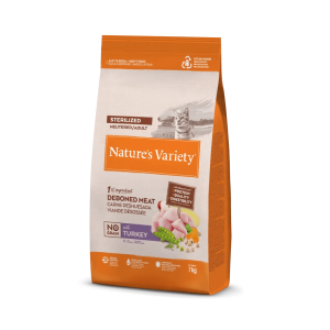 Nature's Variety No Grain Sterilized Pavo para Gatos - Comida para Gato Adulto Esterilizado