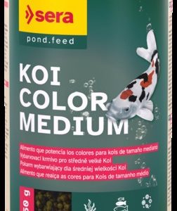 Sera Koi Color Medium - Alimento natural que potencia los colores, para kois de colores vistosos de entre 12 y 25 cm
