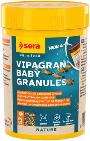 Sera Vipagran Baby Nature - Microgranulado Blando para Alevines