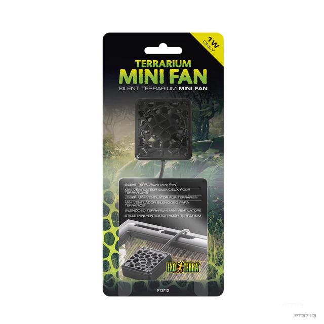 Exo Terra Terrarium Mini Fan - Mini Ventilador para Terrario - 11 W