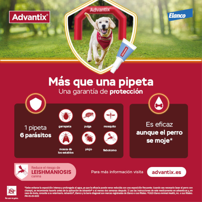 Advantix Pipetas Antiparasitarias para Perros - Imagen 4