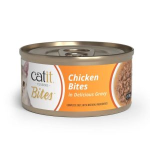 Catit Cuisine Bites - Trocitos de Pollo en Salsa para Gatos - 75 g