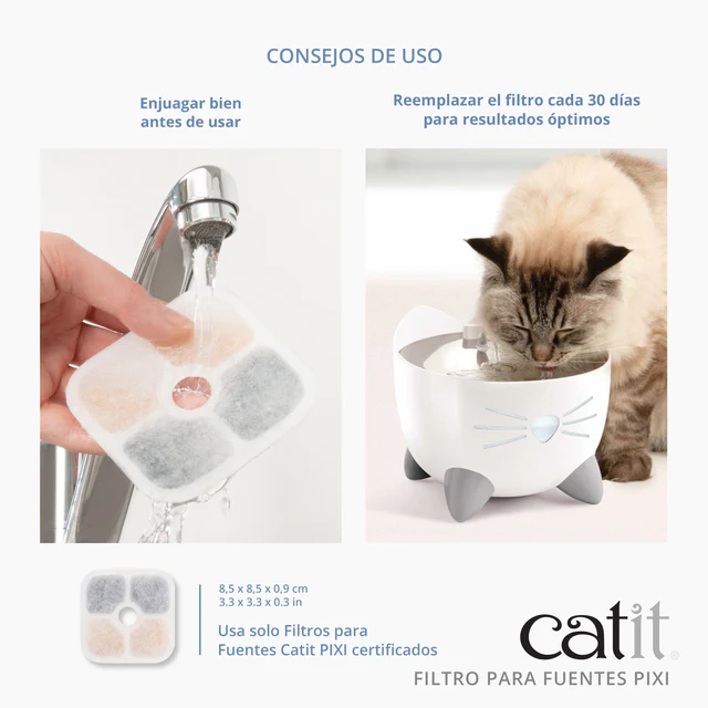 Catit Pixi Filtro para Fuentes para Gatos - Imagen 4