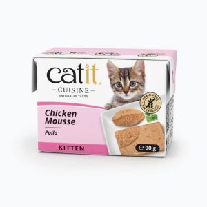 Catit Cuisine Kitten -  Mousse de Pollo para Gatos Cachorros - 90 Gramos