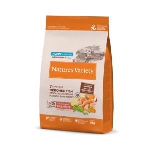 Nature's Variety No Grain Puppy Salmon - Alimento para Perros Puppy Medium/Maxi de Salmon