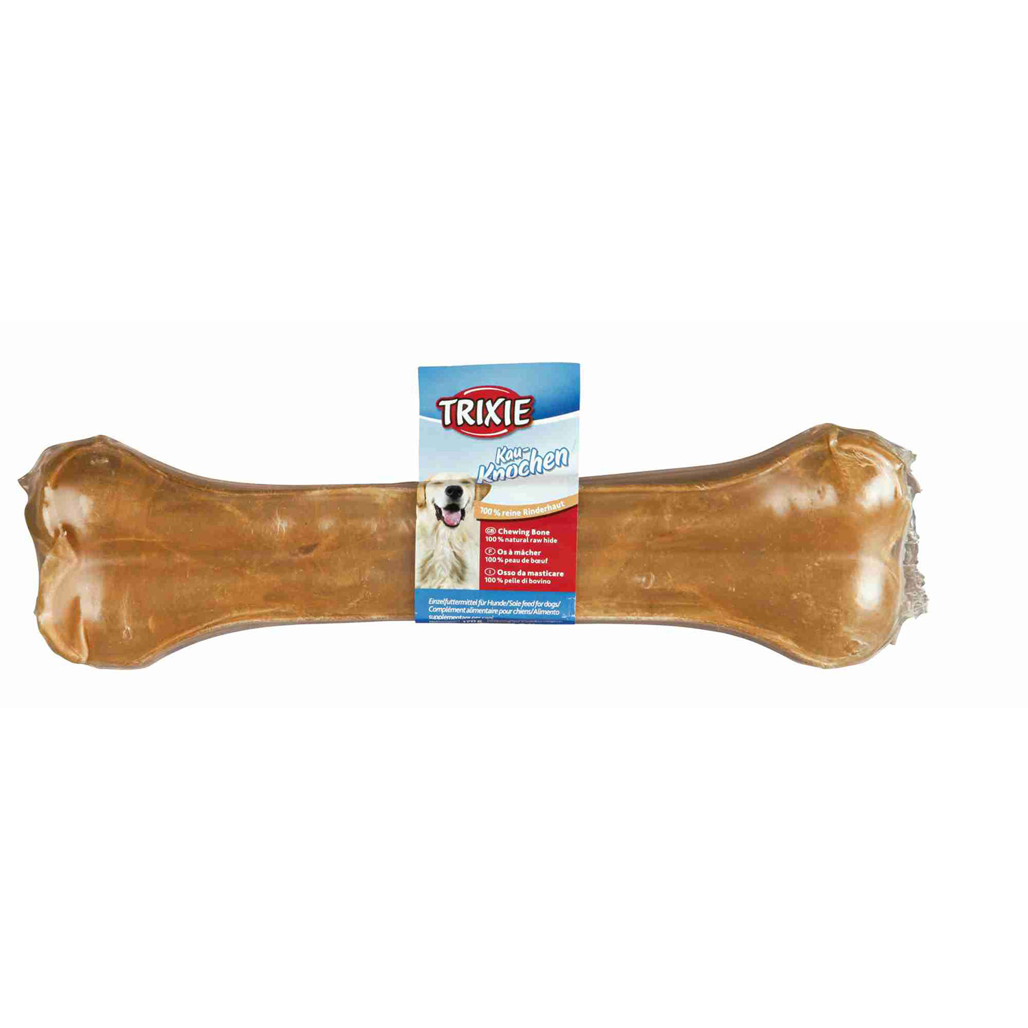 Trixie Hueso Prensado Envasado - Piel Natural de Vac Deshidratada
