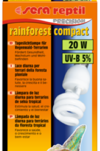 Sera Reptil Rainforest Compact 20 W - Iluminación Terrarios Tropicales