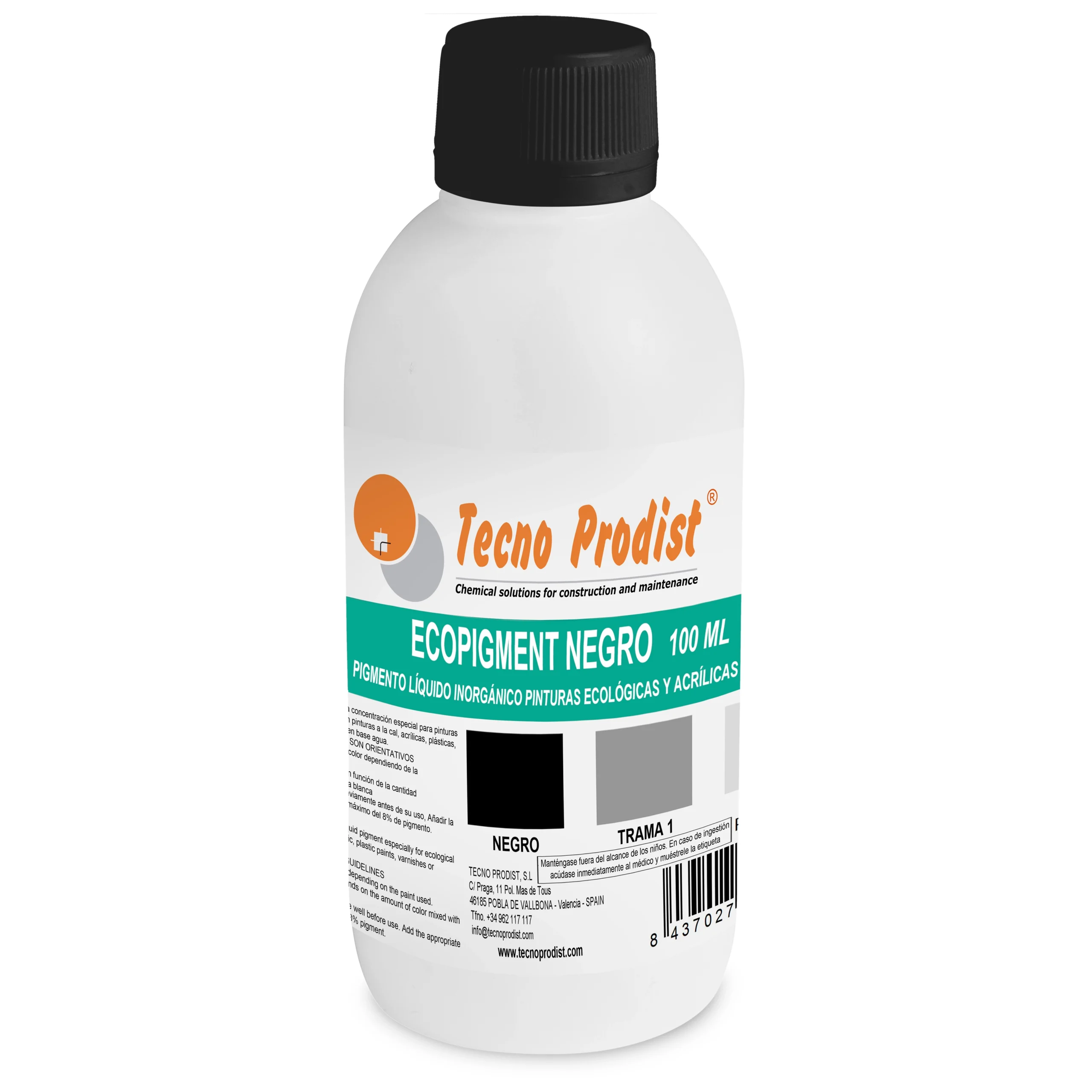 Tecno Prodist ECOPIGMENT - Tintes líquidos Inorgánicos para Pinturas Ecológicas, barnices y pinturas al agua - Imagen 4
