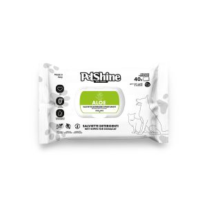 Porrini Toallitas Higiene Perro / Gato con Aloe Vera - 20x30 cm -40 Ud