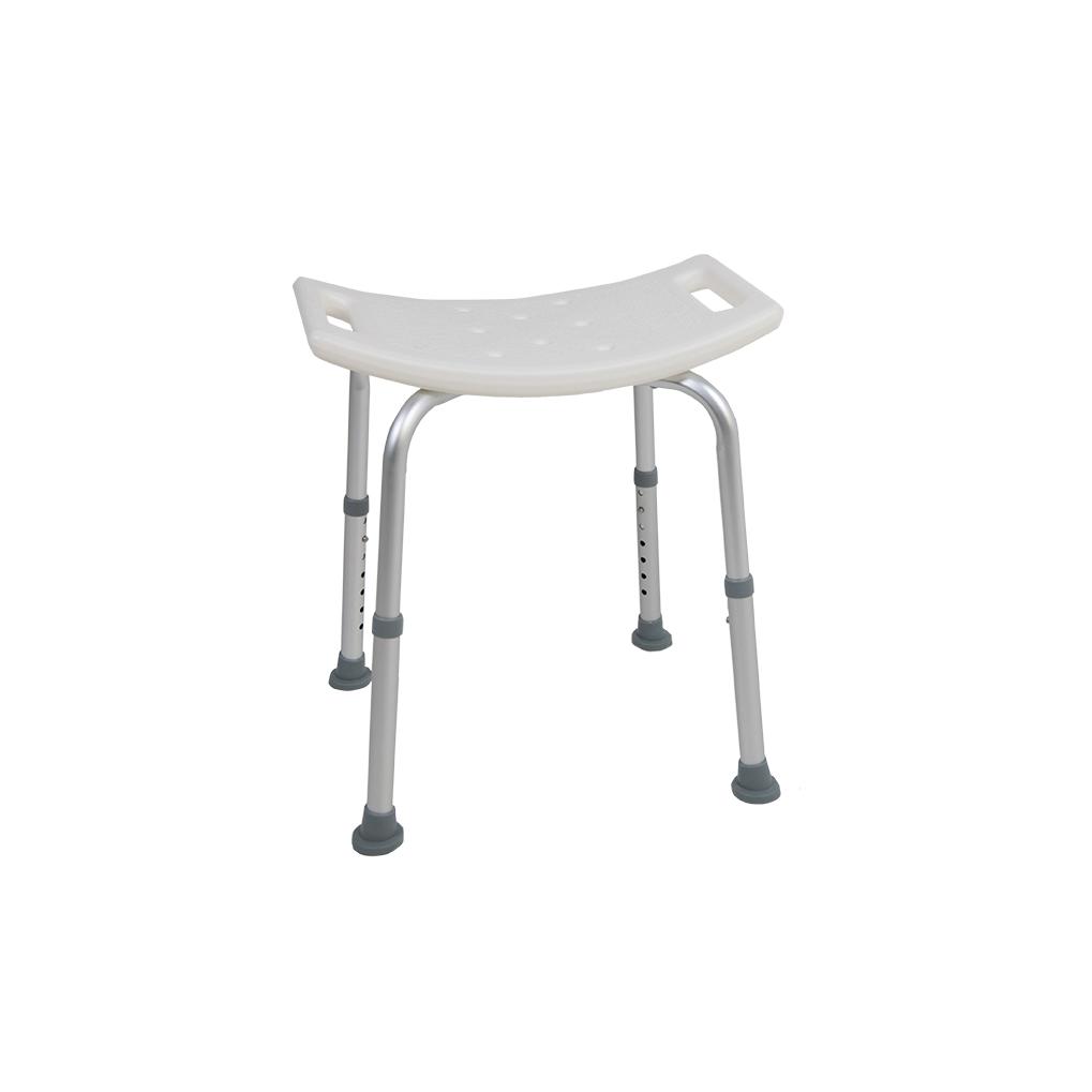 Sanitec Banqueta de Ducha de Aluminio Sin Respaldo