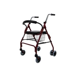 Sanitec Rollator de Aluminio con Frenos por Presión