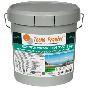 Tecno Prodist Tecpint Zeropure Ecologic - Pintura ecológica sin Olor, Sin COVs , Sin conservantes, Interior – Exterior