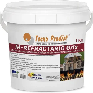 TECNO PRODIST M - Refractario Gris - Mortero Refractario