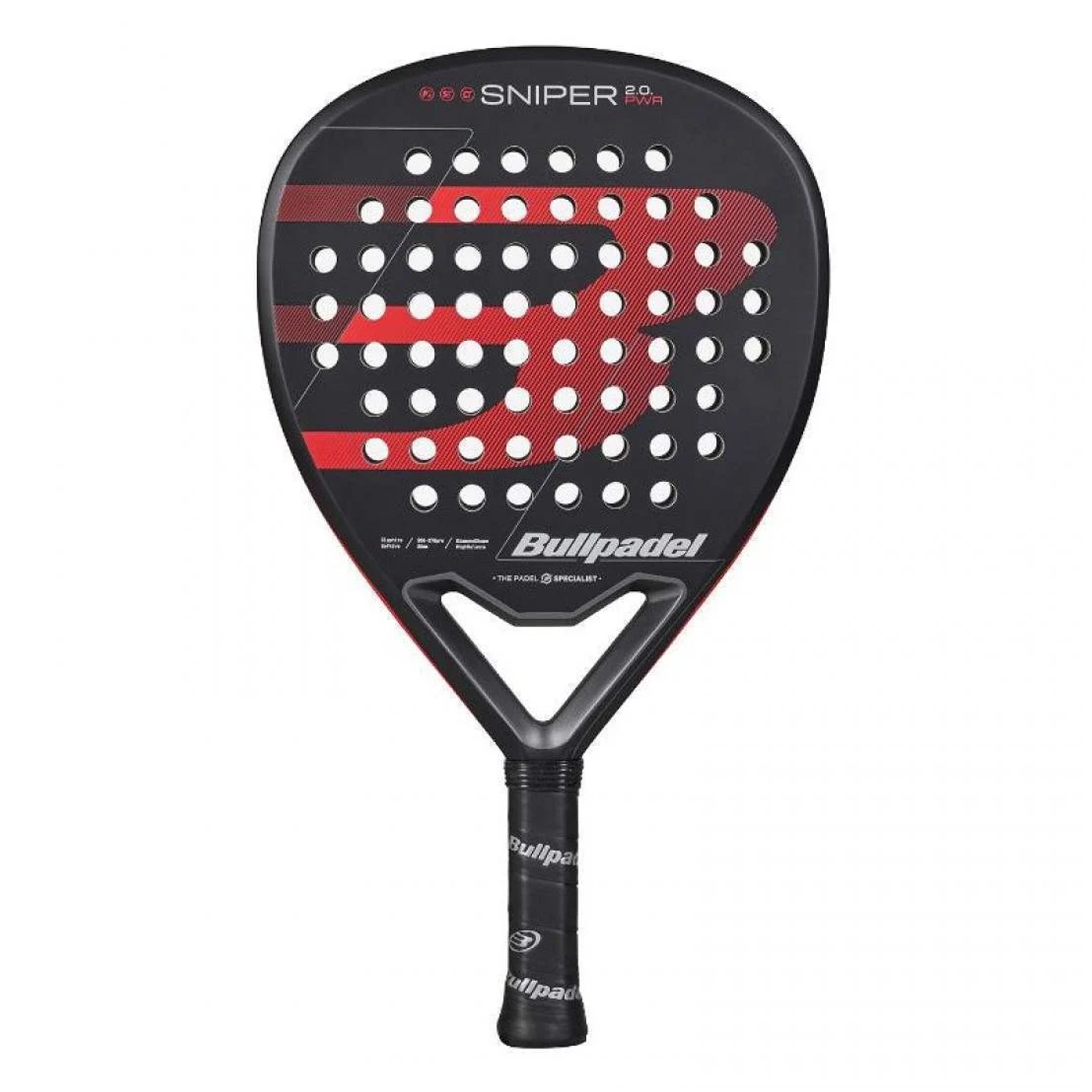 PALA DE PÁDEL BULLPADEL SNIPER 2.0 POWER NEGRO 2026