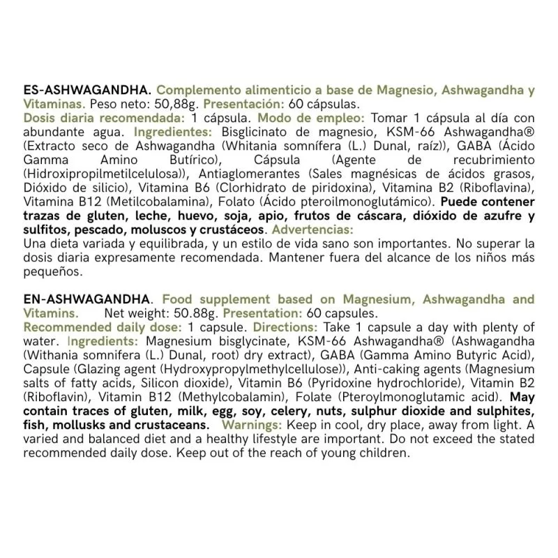 Bilancia Pure Ashwagandha KSM-66® - Equilibrio y Serenidad - Imagen 3