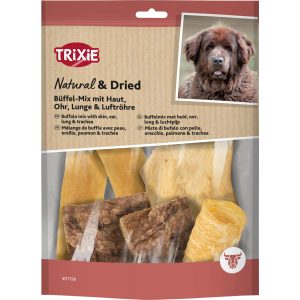 Trixie Bufalo Mix - Mezcla de Búfalo con Piel, Oreja, Pulmón y Tráquea  - 130 g