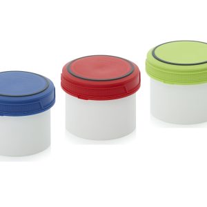 Pack 3 Unidades 0,55 L + Kit Etiquetado – Apto para Uso Alimenterio – Tapas de Colores