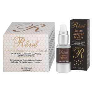 Pack Reve 1 Crema Regeneradora Jalea Real y Colágeno – 55 Ml + 1 Reve Sérum Colágeno Marino y Células Madre – 20 Ml