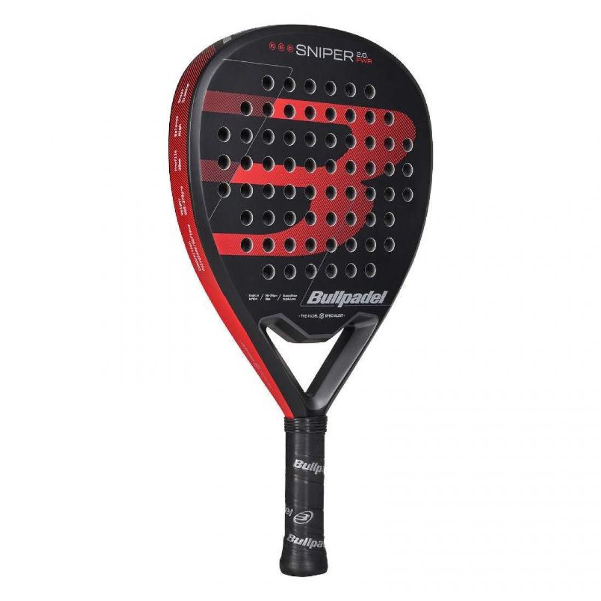 PALA DE PÁDEL BULLPADEL SNIPER 2.0 POWER NEGRO 2026 - Imagen 2