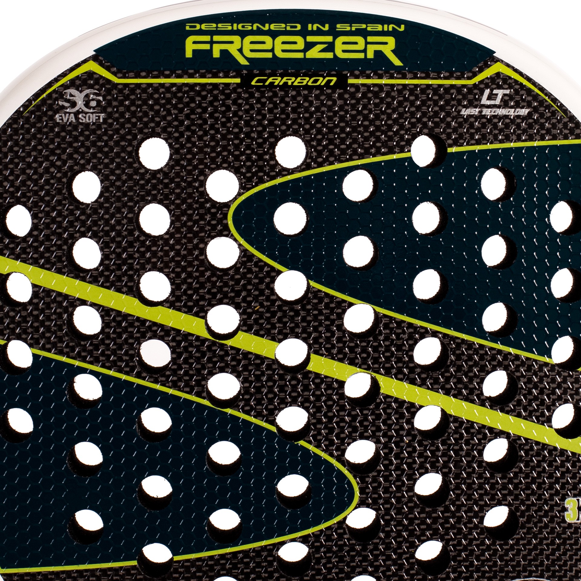 PALA DE PÁDEL SOFTEE FREEZER CARBON 3K PETROL - Imagen 4