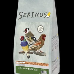 Serinus Wet&Dri Microspheres 25/18 - Alimento Microextrusionado