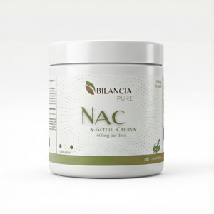 Bilancia Pure NAC 600 mg, 60 cap N-Acetyl Cisteina - Escudo Celular y Desintoxicación