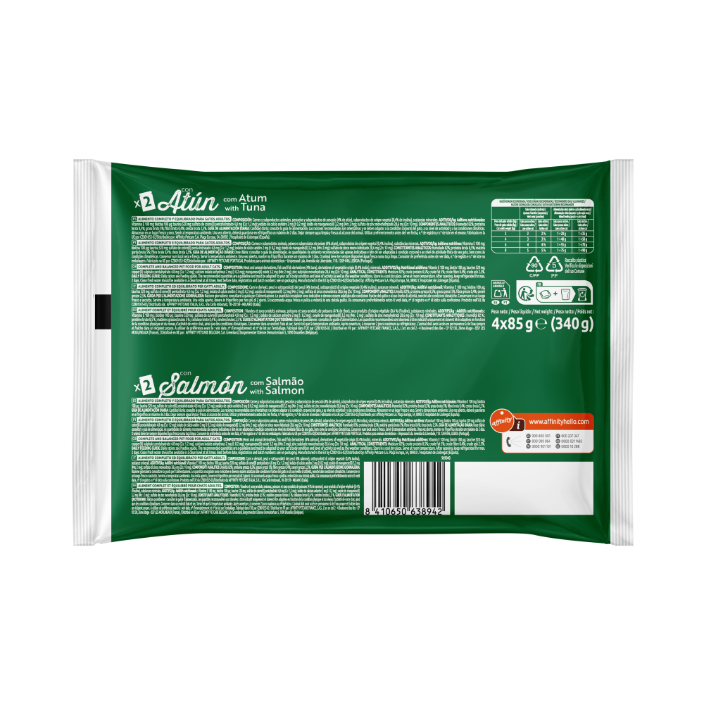 Libra Recetas en Gelatina - Selección Pescados - 2 Atún y 2 Salmón (0,34 Kg) - Imagen 2