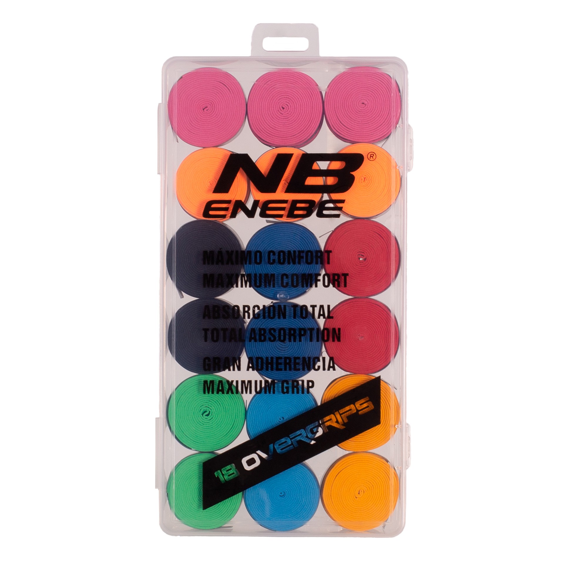 PACK 18 OVERGRIPS LISO ENEBE - Imagen 3