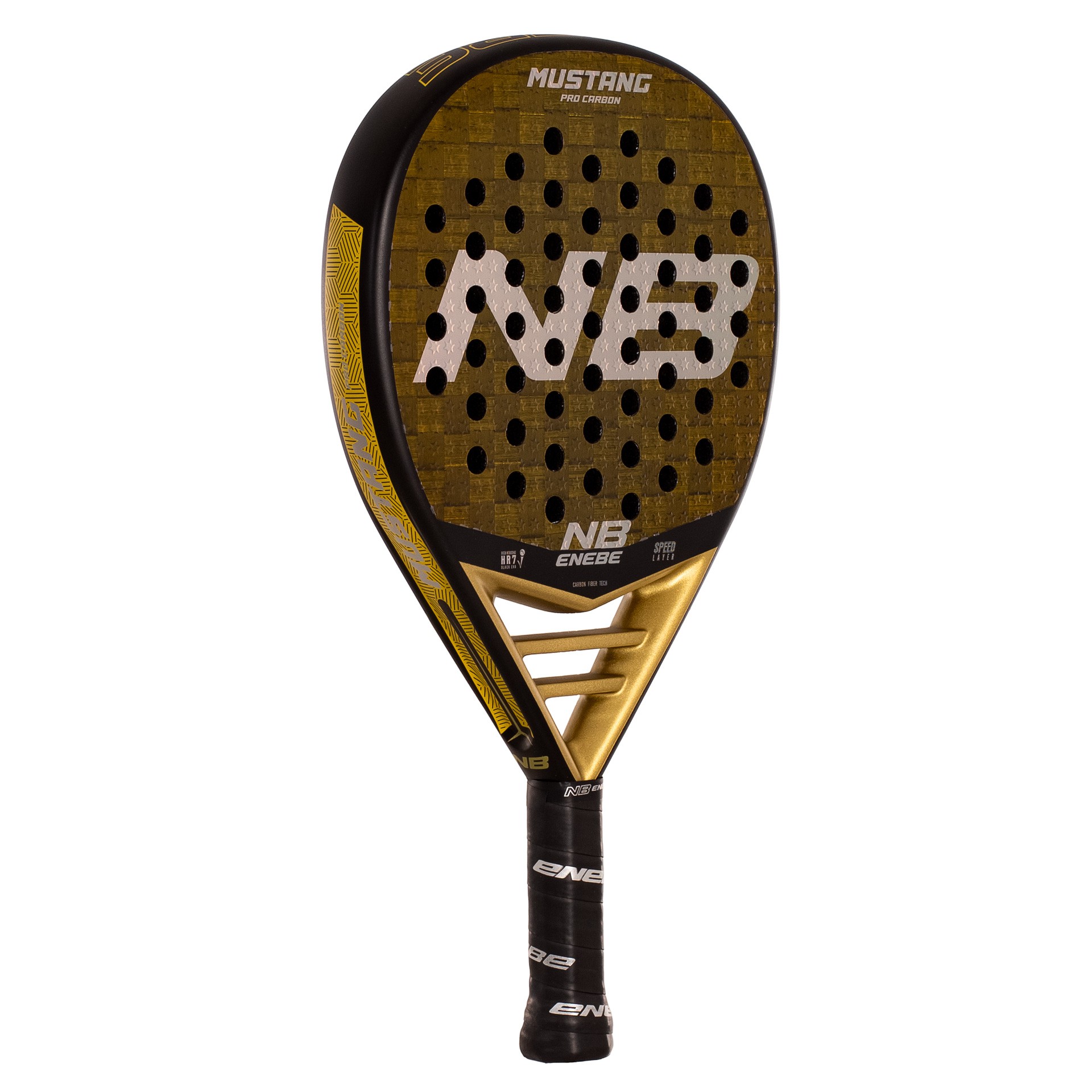 PALA DE PÁDEL ENEBE MUSTANG PRO CARBON GOLD 15K - Imagen 2